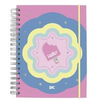 Caderno Smart Colegial 10 divisorias 80fls Hello Sorvete Dac
