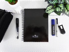 Caderno Smart Colegial All Black 80F DAC