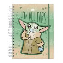 Caderno Smart Colegial Grogu Star Wars The Mandalorian Dac
