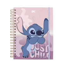 Caderno Smart Colegial Stitch com 10 Divisórias - 80 Folhas Dac - 4668