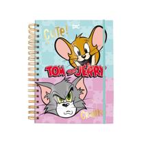 Caderno Smart Colegial Tom & Jerry com Folhas Removíveis