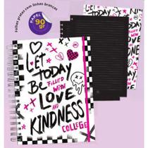 Caderno smart college folhas pretas com linha branca folha tira e poe dac Caderno smart college folhas pretas com linha branca folha tira e poe dac