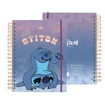 Caderno Smart Disney Stitch 80 folhas reposicionáveis