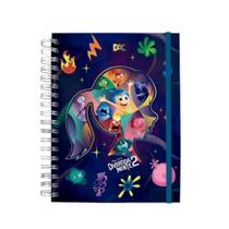 Caderno Smart Espiral Colegial Divertidamente 2 Com10 Divisórias Decoradas 80 Folhas