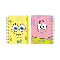 Caderno Smart Folhas Reposicionáveis 80Fls Bob Esponja Dac Caderno Smart Folhas Reposicionáveis 80Fls Bob Esponja Dac