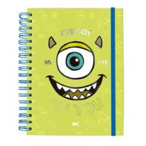 Caderno Smart Inteligente Colegial Escolar Infantil Folhas Reposicionáveis Pixar Monstros S.A.