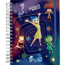 Caderno Smart Mini Divertidamente Disney Wire-o 80 Folhas DAC