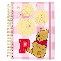 Caderno Smart Mini Ursinho Pooh 80 folhas Escolar Capa Dura Disney Elástico Anotações Caderno Smart Mini Ursinho Pooh 80 folhas Escolar Capa Dura Disney Elástico Anotações