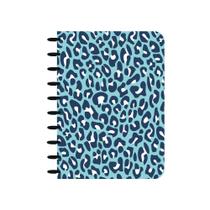Caderno Smart Onça Azul Confetti Argolado 80 Folhas Pautadas Papel 90g Caderno Smart Onça Azul Confetti Argolado 80 Folhas Pautadas Papel 90g
