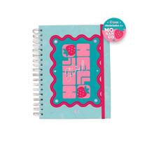 Caderno Smart Univ Hello Com Cheirinho De Morango 10Div 80fls 4484 - DAC