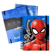 Caderno Smart Universitário Dac Spíder Man Espiral 80Fls Caderno Smart Universitário Dac Spíder Man Espiral 80Fls