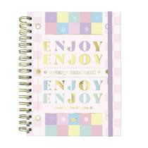 Caderno Smart Universitário-Folhas e Divisórias Repos.-Enjoy 80 Folhas-DAC