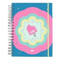 Caderno Smart Universitário-Folhas e Divisórias Repos.-Hello 80 Folhas-DAC