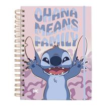 Caderno Smart Universitário Sticth Disney 10 Divisórias e 80 Folhas Reposicionáveis Material Escolar