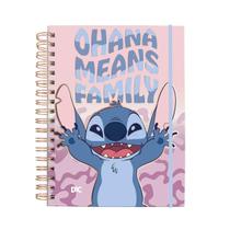 Caderno Smart Universitário Stitch 80 Folhas Reposicionáveis