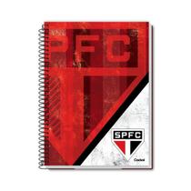 Caderno SPFC Espiral Capa Dura 1 Matéria Escolar 80F