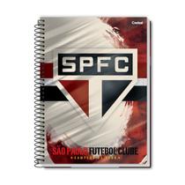 Caderno SPFC Espiral Universitário 1M Futebol 80F Escolar