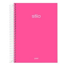 Caderno Stilo Jandaia Pink Neon 1 Matéria 80 Folhas