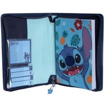 Caderno Stitch com Pasta Tipo Fichario Zona Criativa