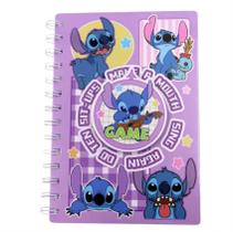 Caderno Stitch e Angel A5 Com Roleta Capa Dura Caderno Stitch e Angel A5 Com Roleta Capa Dura
