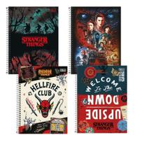 Caderno Stranger Things 1 Matéria 80 Folhas Tilibra Sortido Caderno Stranger Things 1 Matéria 80 Folhas Tilibra Sortido