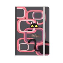 Caderno style book-coleção gato preto-papel polen-tamanho a5