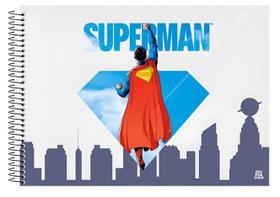 Caderno Superman Cartografia E Desenho Capa Sortida 60 Fls