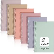 Caderno Teling 2 Subject College Ruled Spiral 24x15 cm, 6 unidades