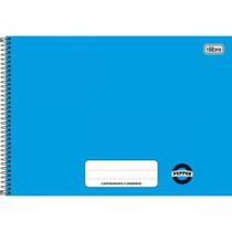 Caderno Tilbra Cartografia e Desenho Pepper Azul - 80 Folhas - Tilibra