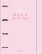 Caderno tilibra argolado happy elastico Caderno tilibra argolado happy elastico