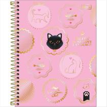 Caderno Tilibra college 1M purrfect cats 60 folhas Caderno Tilibra college 1M purrfect cats 60 folhas