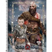 Caderno Tilibra Espiral Capa Dura Universitário 10 Matérias God Of War - 160 Folhas Caderno Tilibra Espiral Capa Dura Universitário 10 Matérias God Of War - 160 Folhas