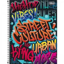 Caderno Tilibra Espiral Capa Dura Universitário 10 Matérias Graffiti - 160 Folhas Caderno Tilibra Espiral Capa Dura Universitário 10 Matérias Graffiti - 160 Folhas