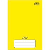 Caderno Tilibra pequeno mais amarelo brochura 96 folhas