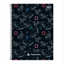 Caderno Tilibra universitário 10M playstation 160 folhas