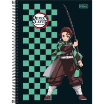 Caderno Tilibra universitário demon slayer 200x275mm 80fls