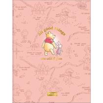 Caderno Tilibra universitário Pooh brochura 80 folhas