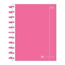 Caderno Tilibra Universitário Tilidisco Rosa Capa Dura, 10 Matérias, 160 Flh Emb. N. 1