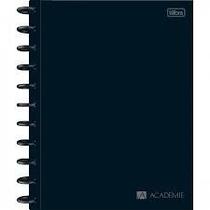 Caderno tilidisco 80 folhas academie preto - tilibra