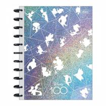 Caderno Tilidisco Universitário 10 Matérias Disney 100 Tilibra