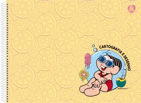 Caderno Turma Da Mônica Cartografia E Desenho Capa Dura Sd