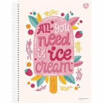Caderno Univ. 1 Mat. 96FLS Kbom Feminino Capa 16 - Animativa