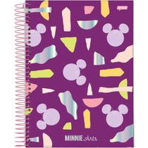 Caderno Univ. 1 Matéria 80 Folhas Minnie Arts Capa 4 - Jandaia