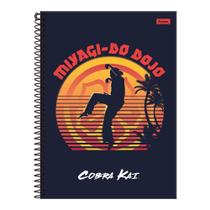 Caderno Univ. 1 Matéria 80Fls Cobra Kai Dojo Foroni