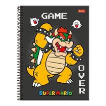 Caderno Univ. 1 Matéria 80Fls Super Mario Bowser Foroni