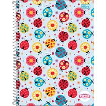 Caderno Univ. 1 Matéria Capa Dura Pepper Feminino 80 Fls