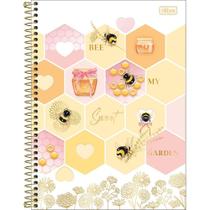 Caderno Univ. 10 Mat. 160 Folhas Honey Bee Capa 4 - Tilibra