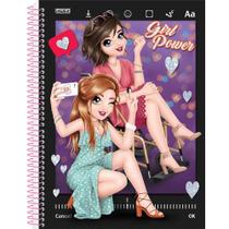 Caderno Univ. 10 Mat. 160F Girl Power Capa 2 - São Domingos