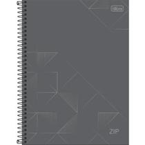 Caderno Univ. 10 Matéria 160 folhas Zip Cinza - Tilibra