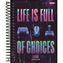 Caderno Univ. 10 Matérias 160Fls Player 1 Capa 6 - Jandaia